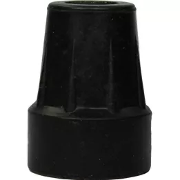 KRÜCKENKAPSEL 18/19 mm siyah çelik uçlar, 1 adet
