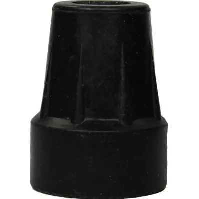 KRÜCKENKAPSEL 18/19 mm siyah çelik uçlar, 1 adet