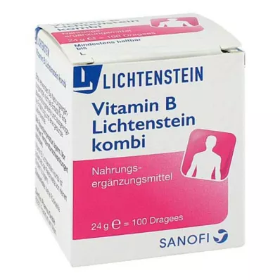 VITAMIN B LICHTENSTEIN Kombi kaplı tabletler, 100 adet VITAMIN B LICHTENSTEIN Kombi kaplı tabletler, 100 adet