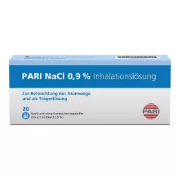 PARI NaCl inhalasyon çözeltisi ampulleri, 20X2,5 ml
