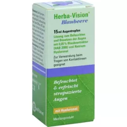 HERBA-VISION Yaban mersini göz damlası, 15 ml
