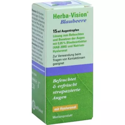 HERBA-VISION Yaban mersini göz damlası, 15 ml