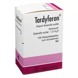 TARDYFERON Uzun süreli salınımlı tabletler, 100 adet