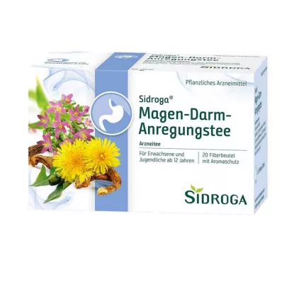 SIDROGA Gastrointestinal uyarıcı çay filtre torbası, 20X2.0 g SIDROGA Gastrointestinal uyarıcı çay filtre torbası, 20X2.0 g
