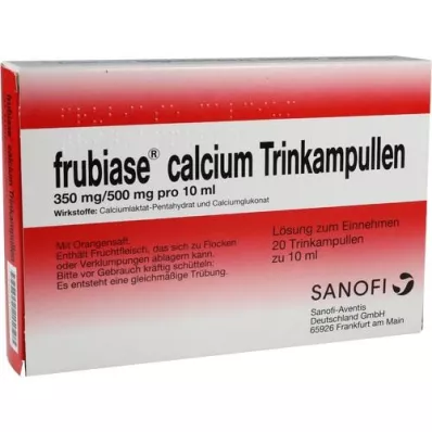 FRUBIASE CALCIUM T İçme ampulleri, 20 adet