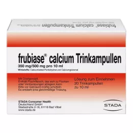 FRUBIASE CALCIUM T İçme ampulleri, 20 adet