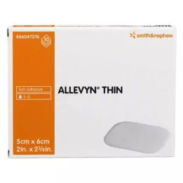 ALLEVYN İnce 5x6 cm ince yara örtüsü, 10 adet