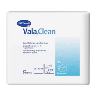 VALACLEAN Eko tek kullanımlık mendil 35x40 cm, 30 adet