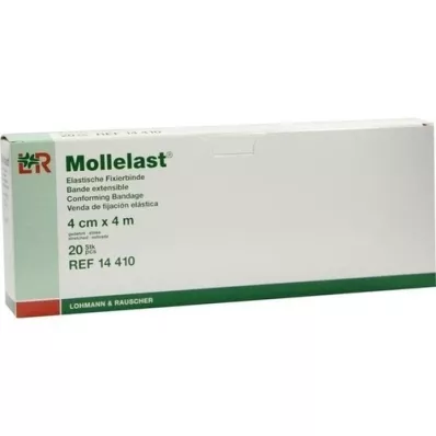 MOLLELAST Bandajlar 4 cmx4 m tek tek paketlenmiş, 20 adet