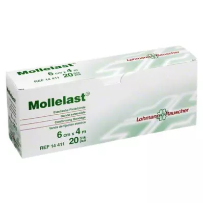 MOLLELAST Bandajlar 6 cmx4 m tek tek paketlenmiş, 20 adet