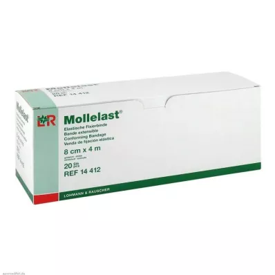 MOLLELAST Bandajlar 8 cmx4 m tek tek paketlenmiş, 20 adet
