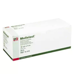 MOLLELAST Bandajlar 10 cmx4 m tek tek paketlenmiş, 20 adet