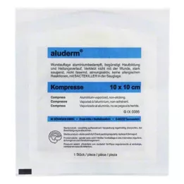 ALUDERM Kompresler 10x10 cm, 1 adet