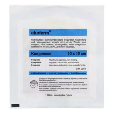 ALUDERM Kompresler 10x10 cm, 1 adet