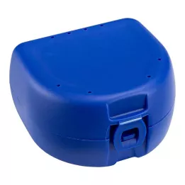 PROTHESEN ZAHNSPANGENBOX evrensel lacivert, 1 adet