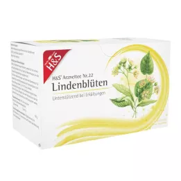 H&S Ihlamur çiçeği çayı filtre torbası, 20X1,8 g