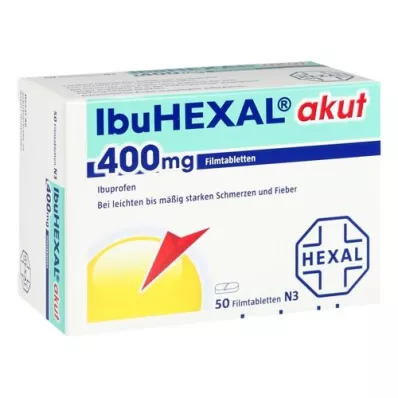 IBUHEXAL akut 400 film kaplı tablet, 50 adet