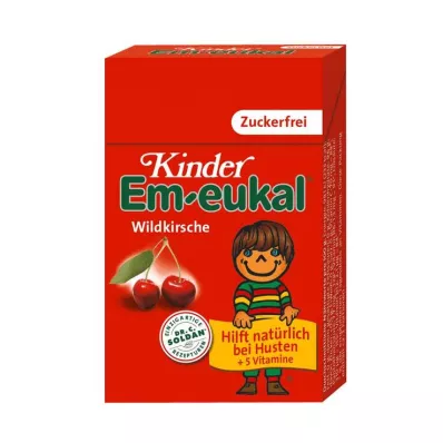 EM-EUKAL Çocuk şekerleri şekersiz cep kutusu, 40 g