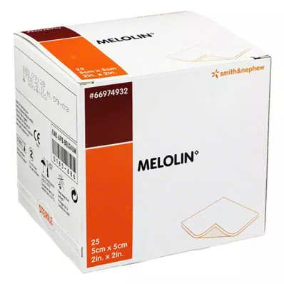 Melolin 5x5cm yara pansumanları, 25 adet Melolin 5x5cm yara pansumanları, 25 adet