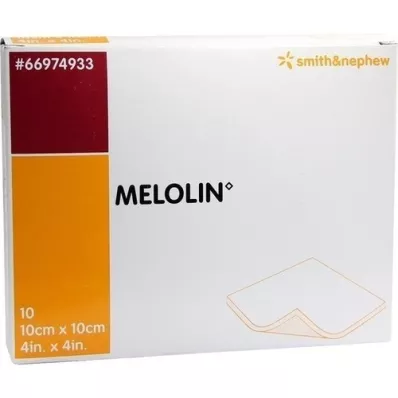 MELOLIN 10x10 cm yara örtüleri steril, 10 adet
