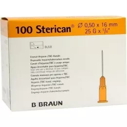 STERICAN Ins.insert.channel.0,5x16 mm, 100 adet