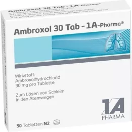AMBROXOL 30 Tab-1A Pharma Tablet, 50 adet