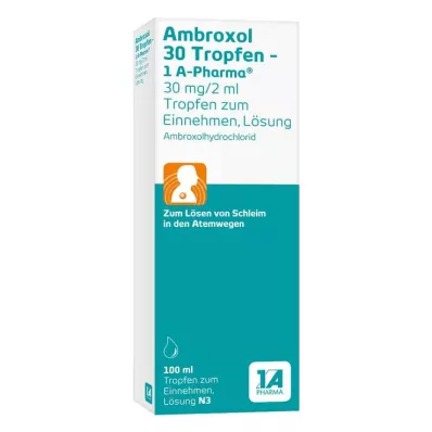 AMBROXOL 30 damla-1A Pharma, 100 ml AMBROXOL 30 damla-1A Pharma, 100 ml