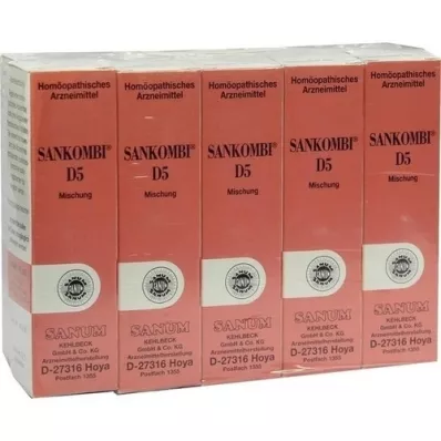 SANKOMBI D 5 damla, 10X10 ml