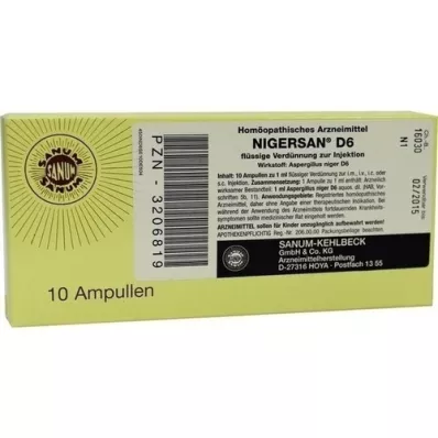 NIGERSAN D 6 ampul, 10X1 ml