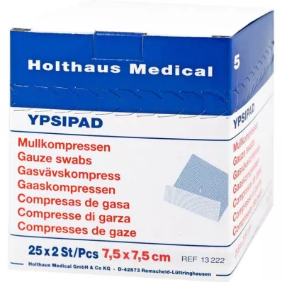 MULLKOMPRESSEN Ypsipad 7.5x7.5 cm steril 8 kat, 25X2 adet