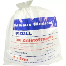 ZELLSTOFFTUPFER Ypsizell 4x5 cm, 1000 adet