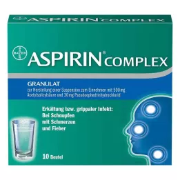 ASPIRIN COMPLEX Btl.w.Gran.z.Herst.e.Susp.z.Einn., 10 adet
