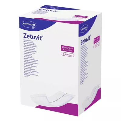 ZETUVIT Emme pedleri steril 20x40 cm, 5 adet