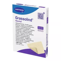 GRASSOLIND Merhem kompresleri 5x5 cm steril, 10 adet