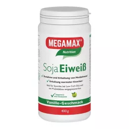 MEGAMAX Soya proteini vanilya tozu, 400 g