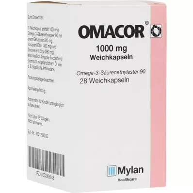 OMACOR 1.000 mg yumuşak kapsül, 28 adet