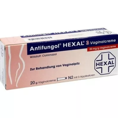 ANTIFUNGOL HEXAL 3 Vajinal krem, 20 g