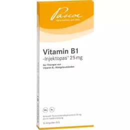 VITAMIN B1 INJEKTOPAS 25 mg enjeksiyonluk çözelti, 10X1 ml