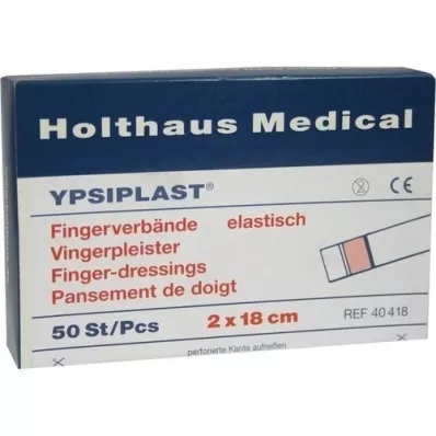 FINGERVERBAND Ypsiplast 2x18 cm elastik deri, 50 adet