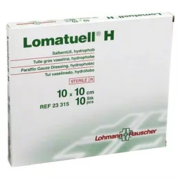 LOMATUELL H Merhem tülü 10x10 cm steril, 10 adet