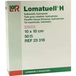 LOMATUELL H Merhem tülü 10x10 cm steril, 50 adet
