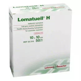 LOMATUELL H Merhem tülü 10x10 cm steril, 50 adet