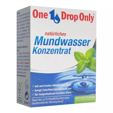 ONE DROP Sadece doğal gargara konsantresi, 25 ml ONE DROP Sadece doğal gargara konsantresi, 25 ml