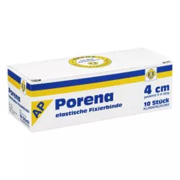 PORENA Elastik gazlı bez bandaj 4 cm beyaz, çellosuz, 10 adet