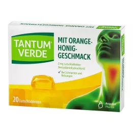 TANTUM VERDE 3 mg portakal-bal aromalı pastil, 20 adet