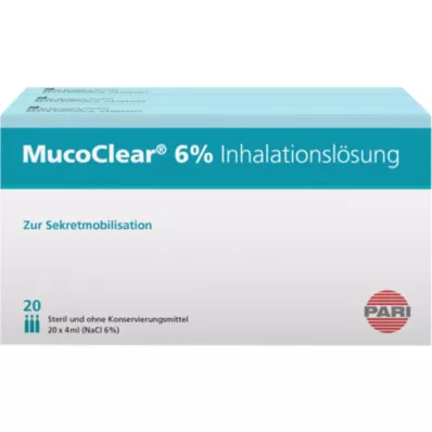MUCOCLEAR %6 NaCl inhalasyon çözeltisi, 60X4 ml