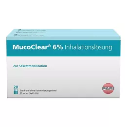 MUCOCLEAR %6 NaCl inhalasyon çözeltisi, 60X4 ml