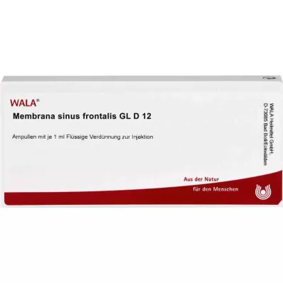 MEMBRANA sinüs frontalis GL D 12 ampul, 10X1 ml MEMBRANA sinüs frontalis GL D 12 ampul, 10X1 ml
