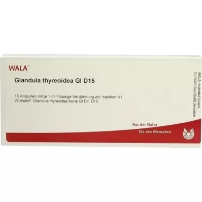 GLANDULA THYREOIDEA GL D 15 ampul, 10X1 ml
