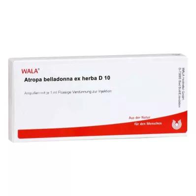ATROPA belladonna ex Herba D 10 ampul, 10X1 ml ATROPA belladonna ex Herba D 10 ampul, 10X1 ml